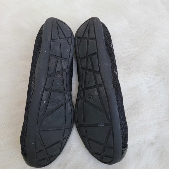 Dexflex Sport Women's Black Ballet Flat Patent Toe Mesh Shoes Size 6.5. - Picture 5 of 6